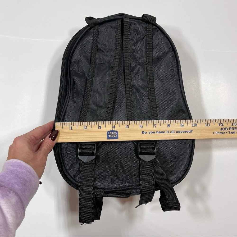 Black Penguin Hard Shell Travel Backpack